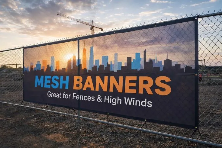 Mesh Building Wrap Banner Printing Dubai