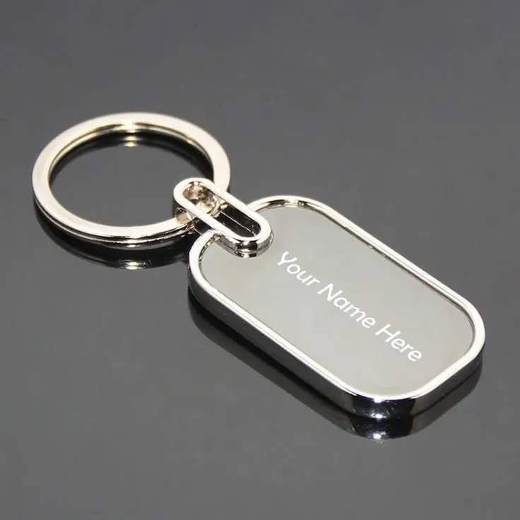 Metal Keychain Laser Engraving Dubai